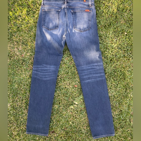 Seven for all mankind 5 pocket distressed denim - Picture 2 of 7